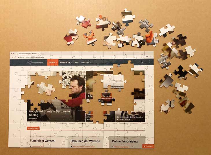 Website Relaunch als Puzzle